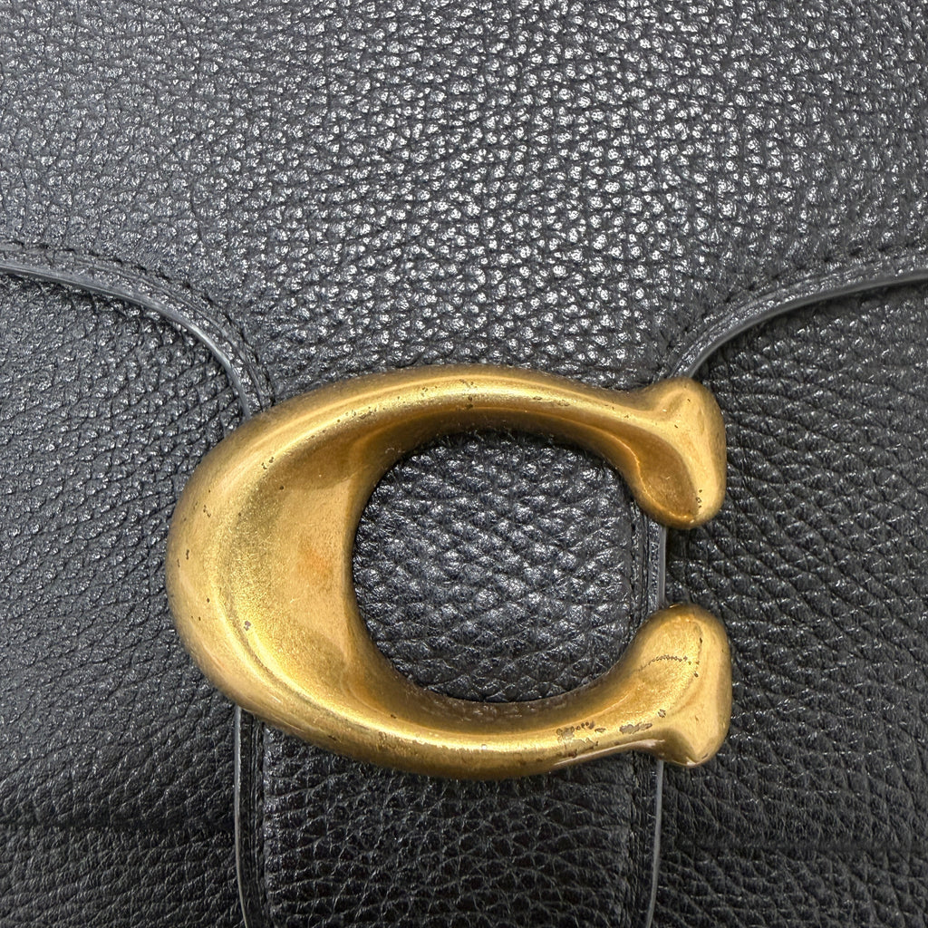 Coach Black Leather Tabby 26 Shoulder Bag
