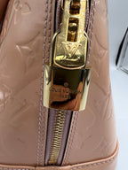 Louis Vuitton Monogram Vernis Alma PM (2015) In Beige