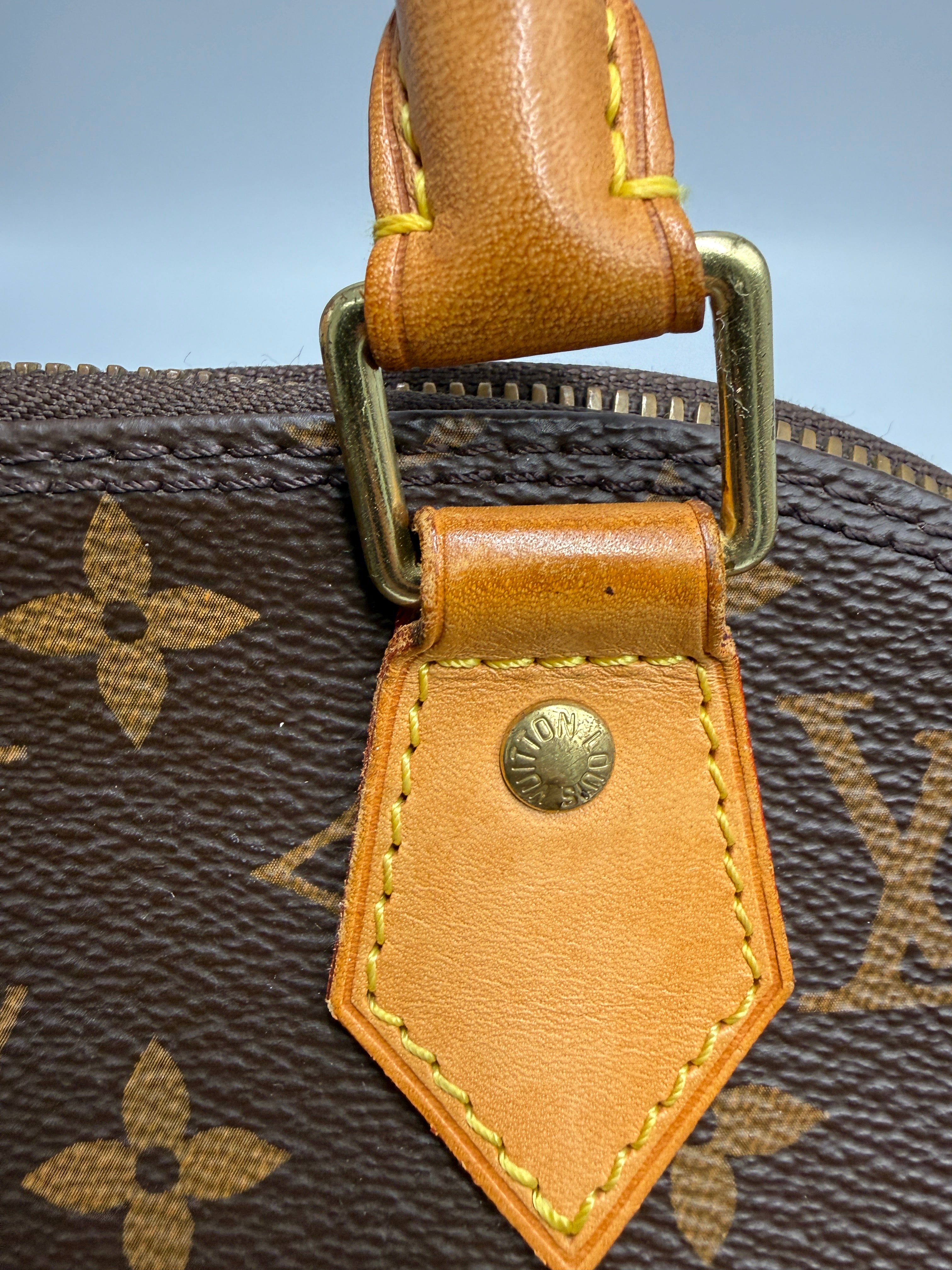 Louis Vuitton Alma BB Monogram Canvas Satchel Bag
