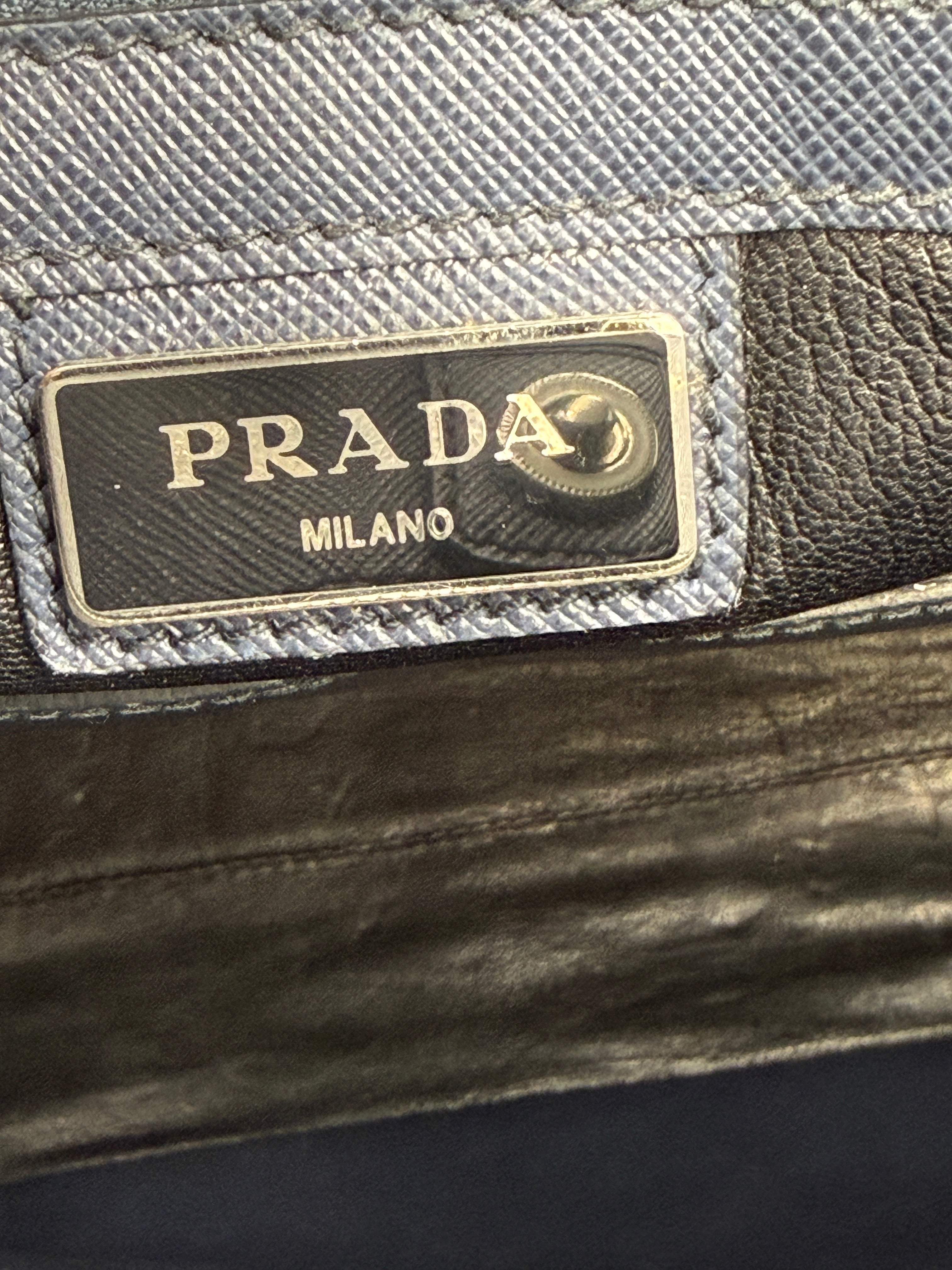 Prada Galleria Saffiano Leather Tote Bag – Classic Black (Nero)