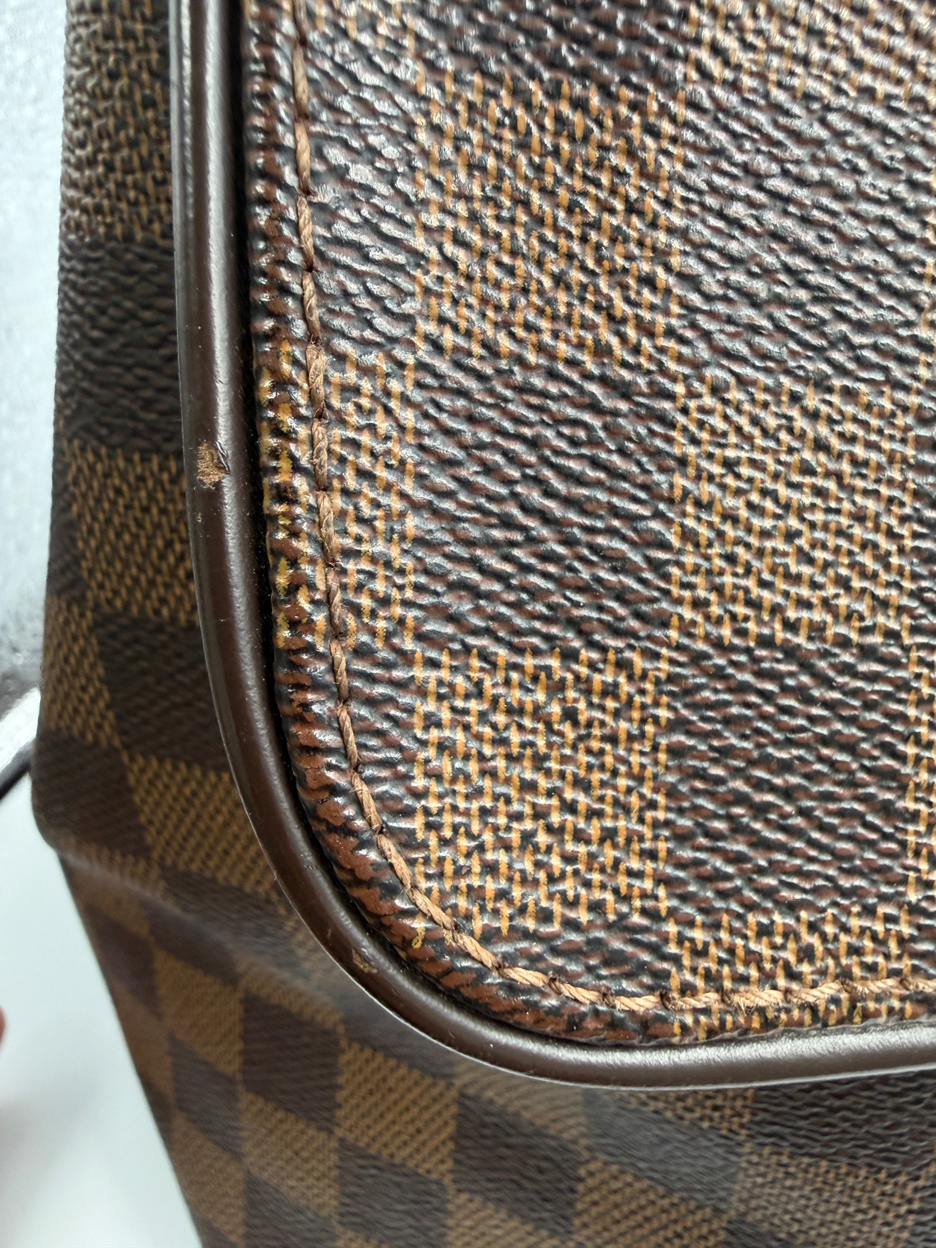 Product Title Louis Vuitton Vintage Bergamo MM in Damier Ébène Canvas