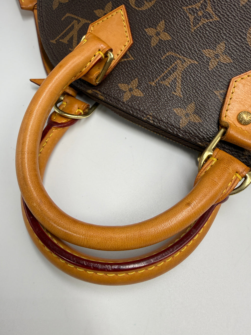 Louis Vuitton Alma BB Monogram Canvas Satchel Bag