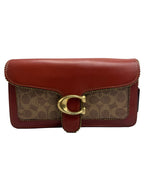 Coach Tabby Shoulder Bag 26 in Multi-Tone Brown Leather with Details