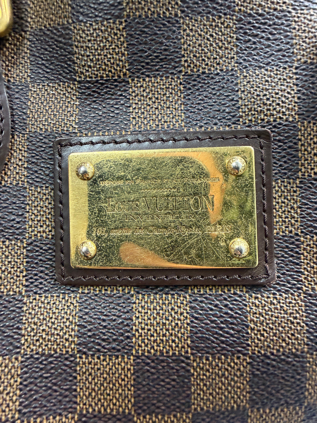 Louis Vuitton Vintage Hampstead PM in Damier Ébène Canvas