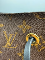 Louis Vuitton NéoNoé MM Monogram Canvas with Coquelicot Black Trim