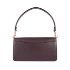 Rare Coach Tabby Shoulder Bag 26 – Burgundy Leather & Suede with Crystal 'C' Buckle