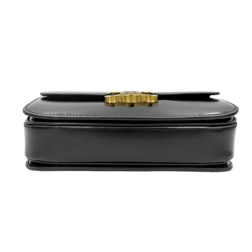 Celine Triomphe Black Leather Medium Bag - Pre-owned