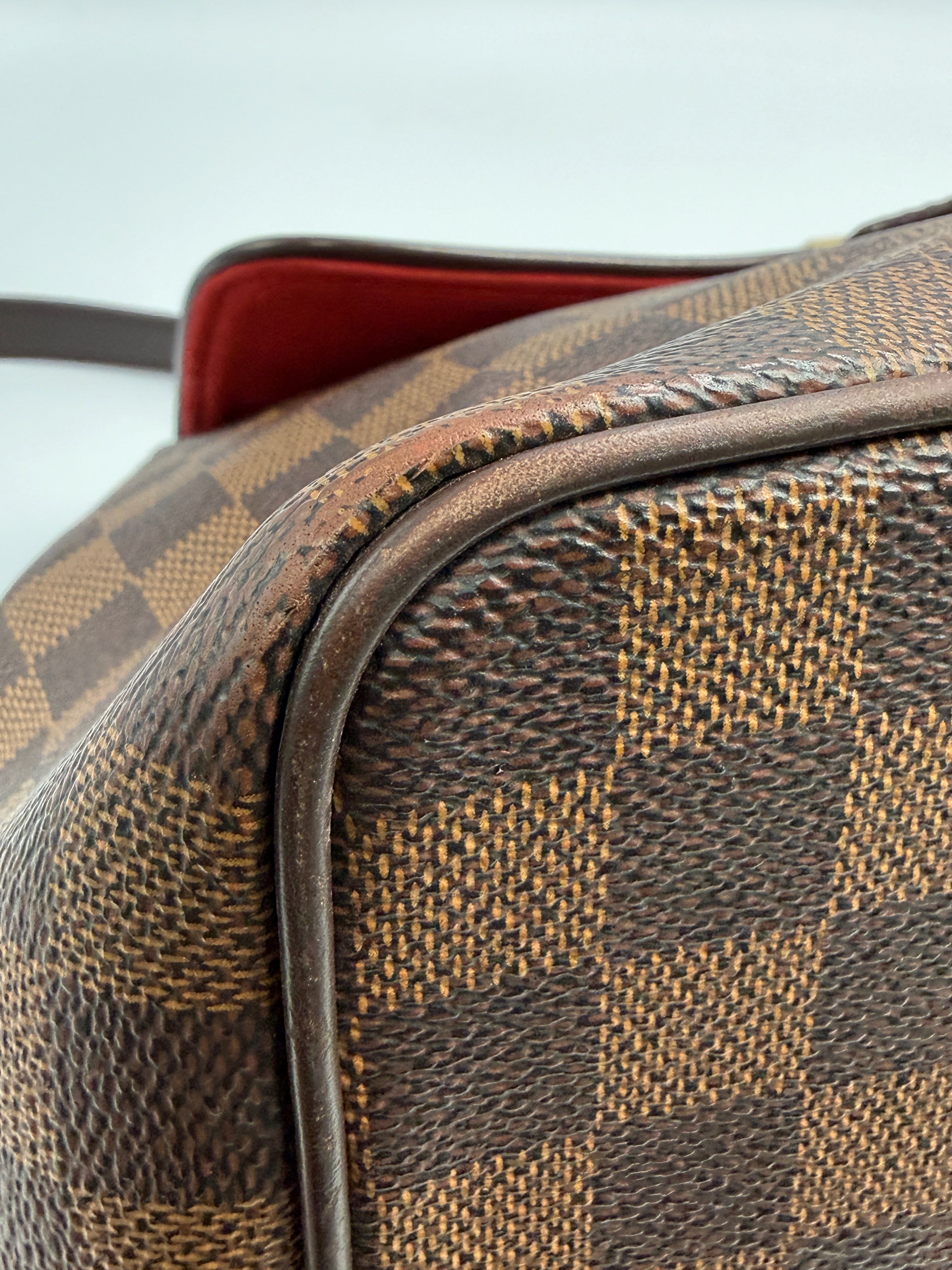Product Title Louis Vuitton Vintage Bergamo MM in Damier Ébène Canvas