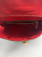 Product Title Louis Vuitton Vintage Bergamo MM in Damier Ébène Canvas