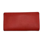 Chanel Red Leather Wallet