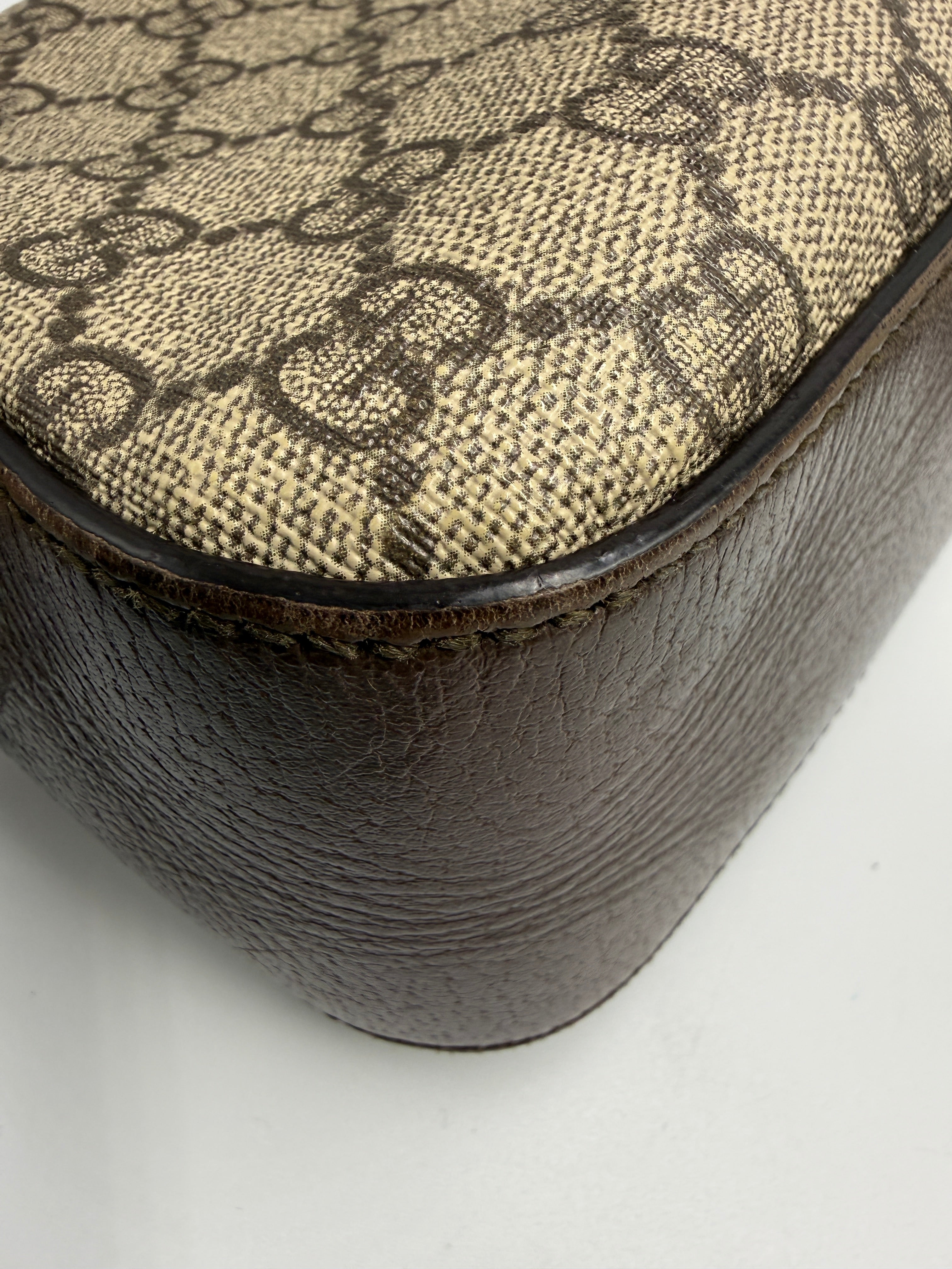 Gucci Neo Classic Feline Head Camera Bag in GG Supreme Canvas