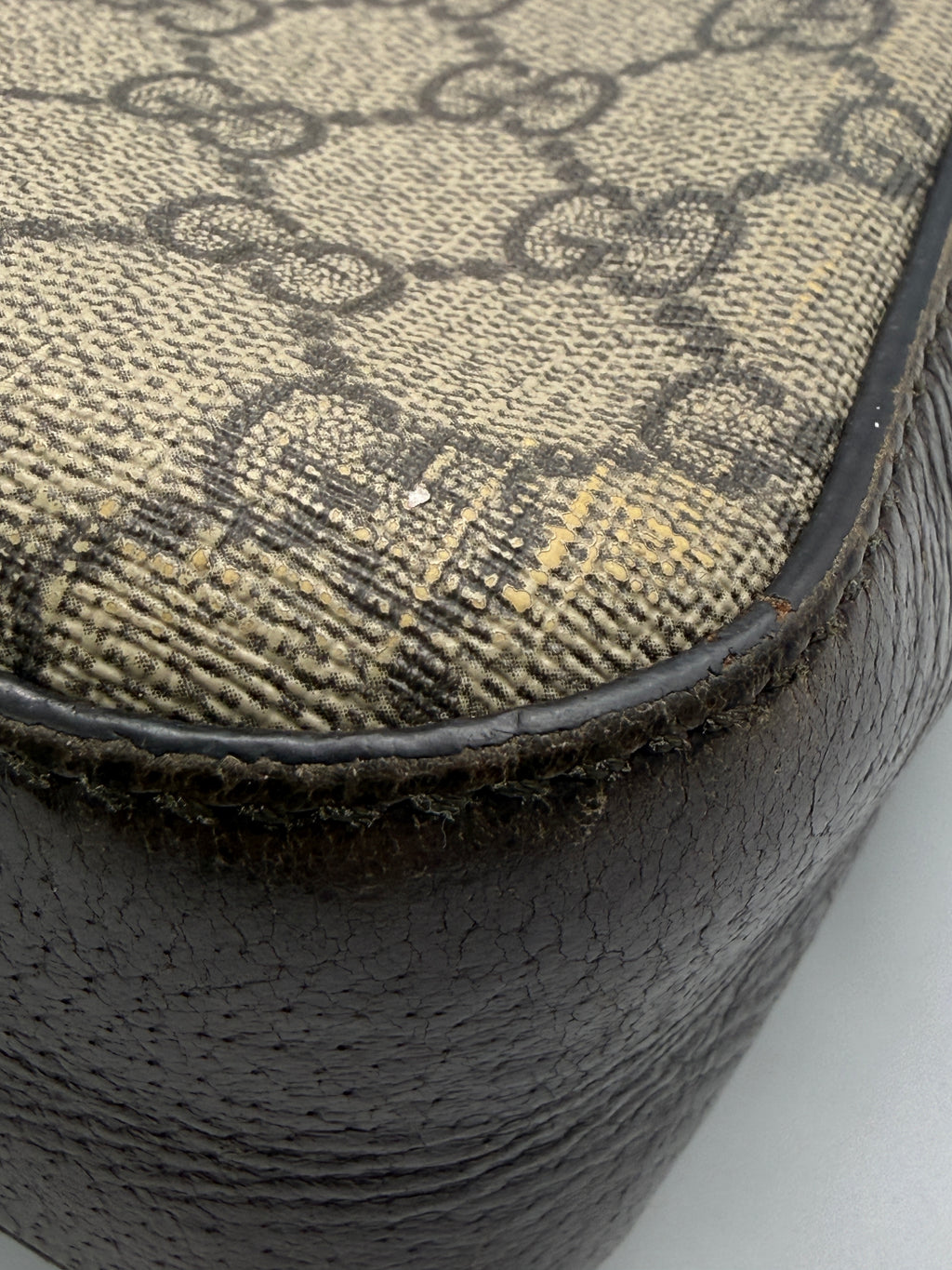 Gucci Neo Classic Feline Head Camera Bag in GG Supreme Canvas