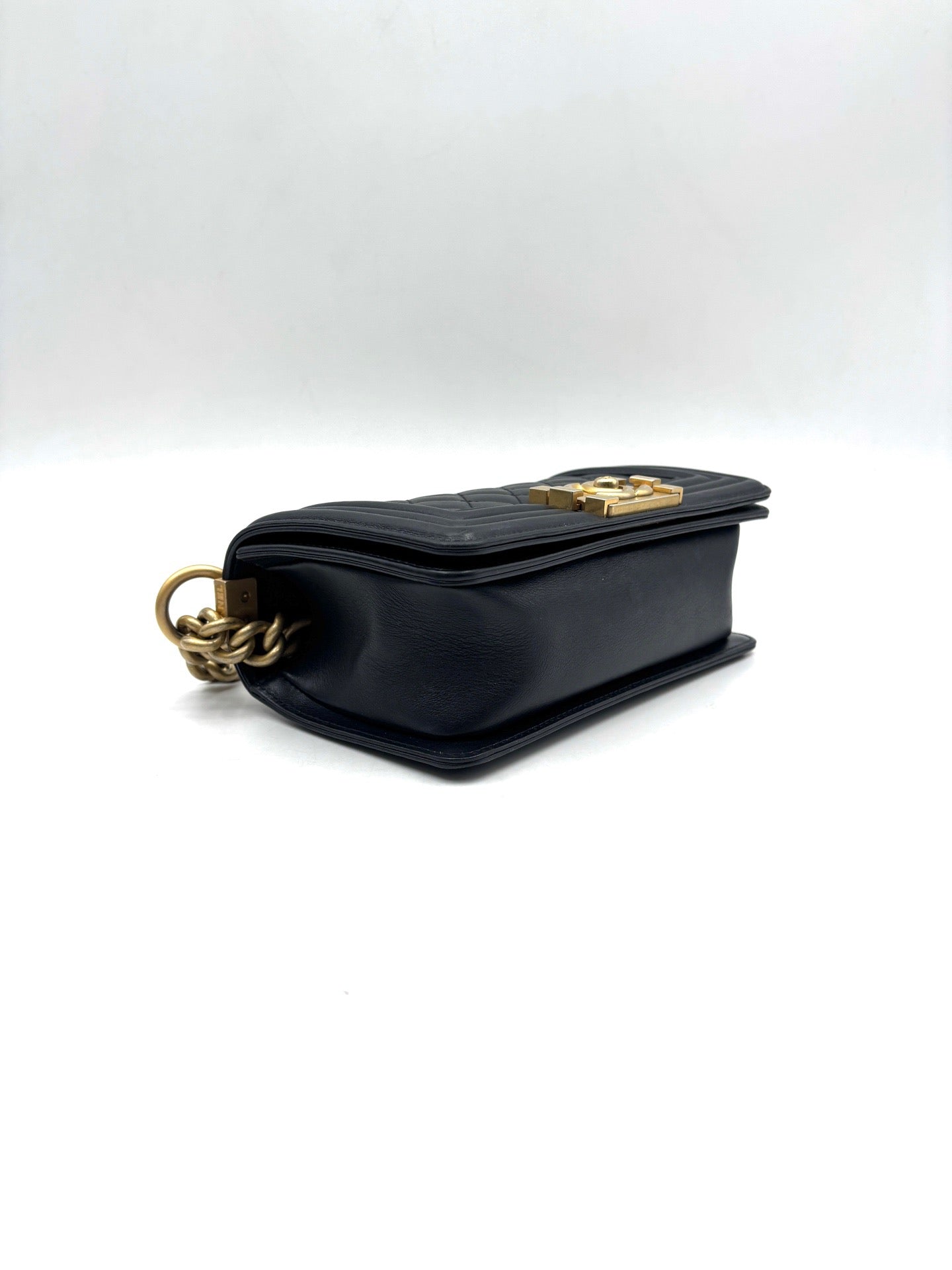 Chanel Black Small Leboy