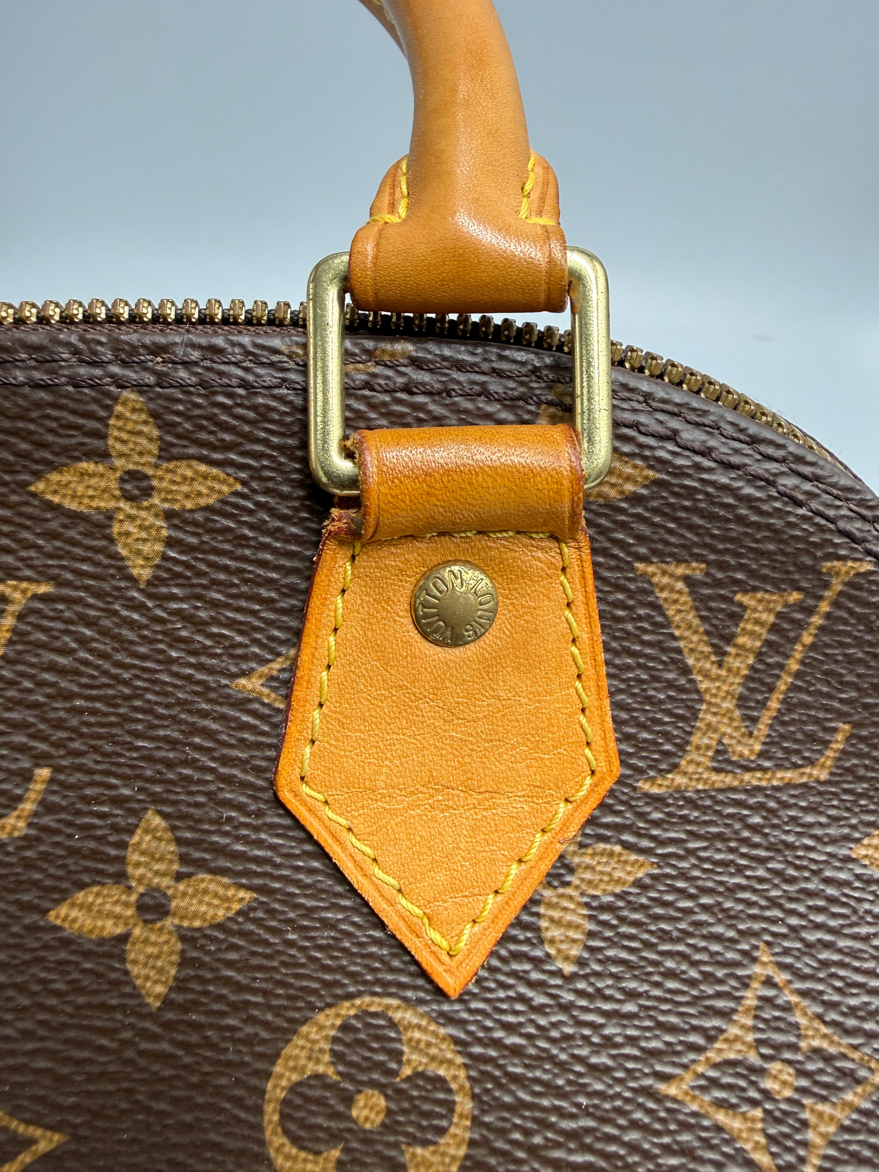 Louis Vuitton Alma BB Monogram Canvas Satchel Bag
