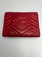 Gucci GG Marmont Matelassé Small Shoulder Bag – Red Leather