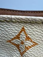 Louis Vuitton x Takashi Murakami Vintage Monogram Multicolore Hudson GM in Blanc