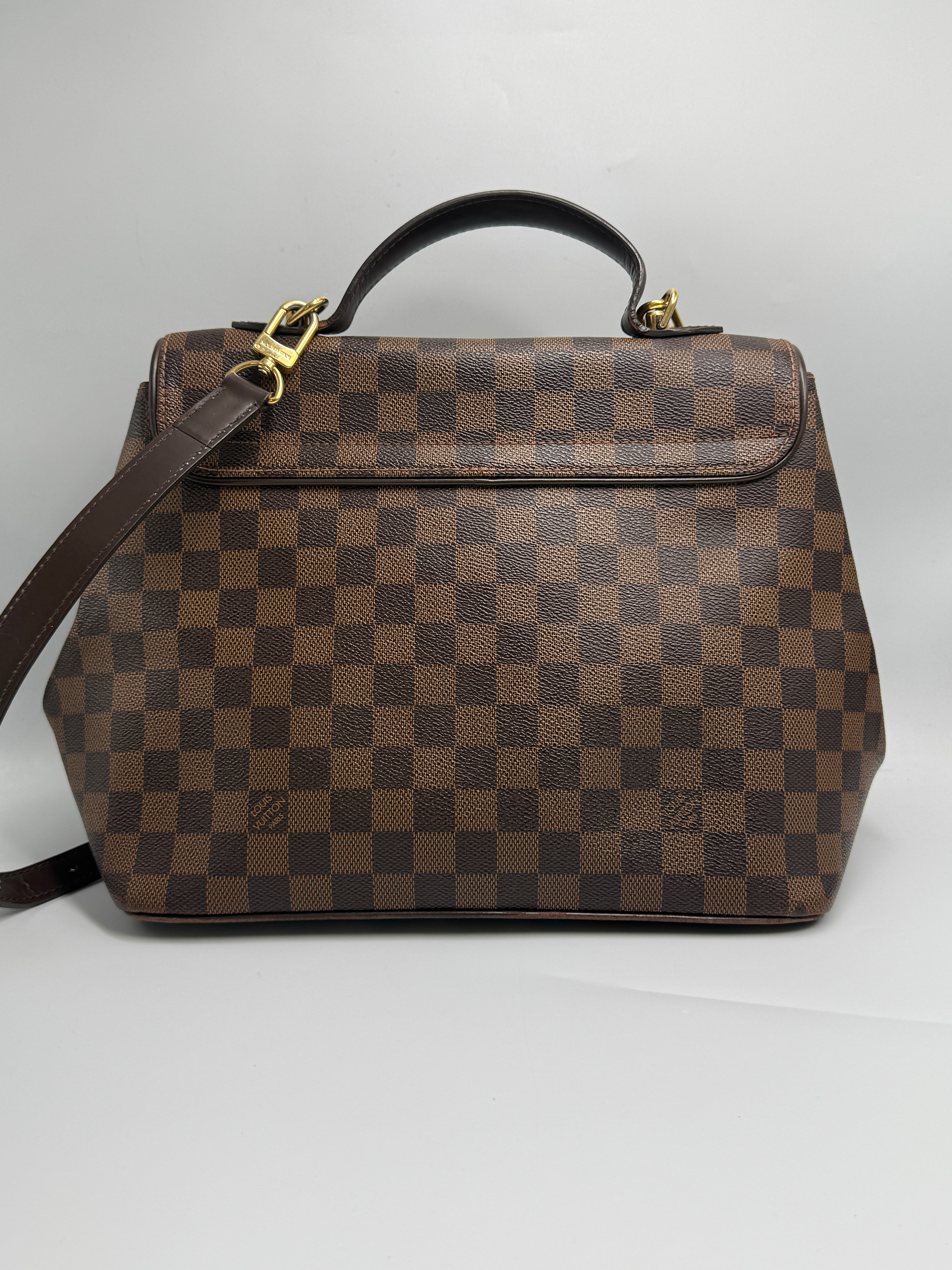 Product Title Louis Vuitton Vintage Bergamo MM in Damier Ébène Canvas