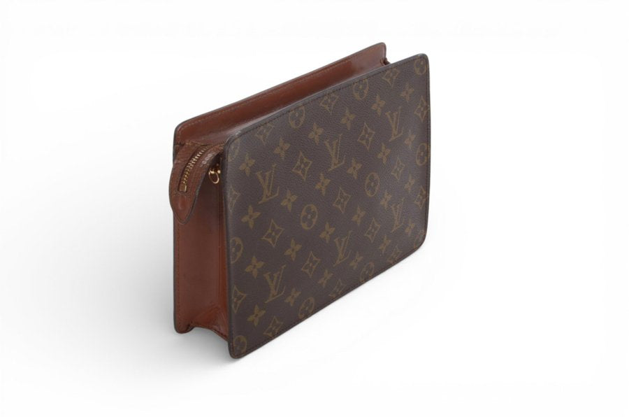 Louis Vuitton Vintage Monogram Canvas Homme Pouch / Men's Clutch Bag