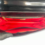 Prada Black Spazzolato Patent Leather Flap Bag with Gold-Tone Chain Strap