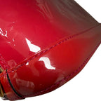 Louis Vuitton Alma BB Red Monogram (2014) Vernis Patent Leather Handbag