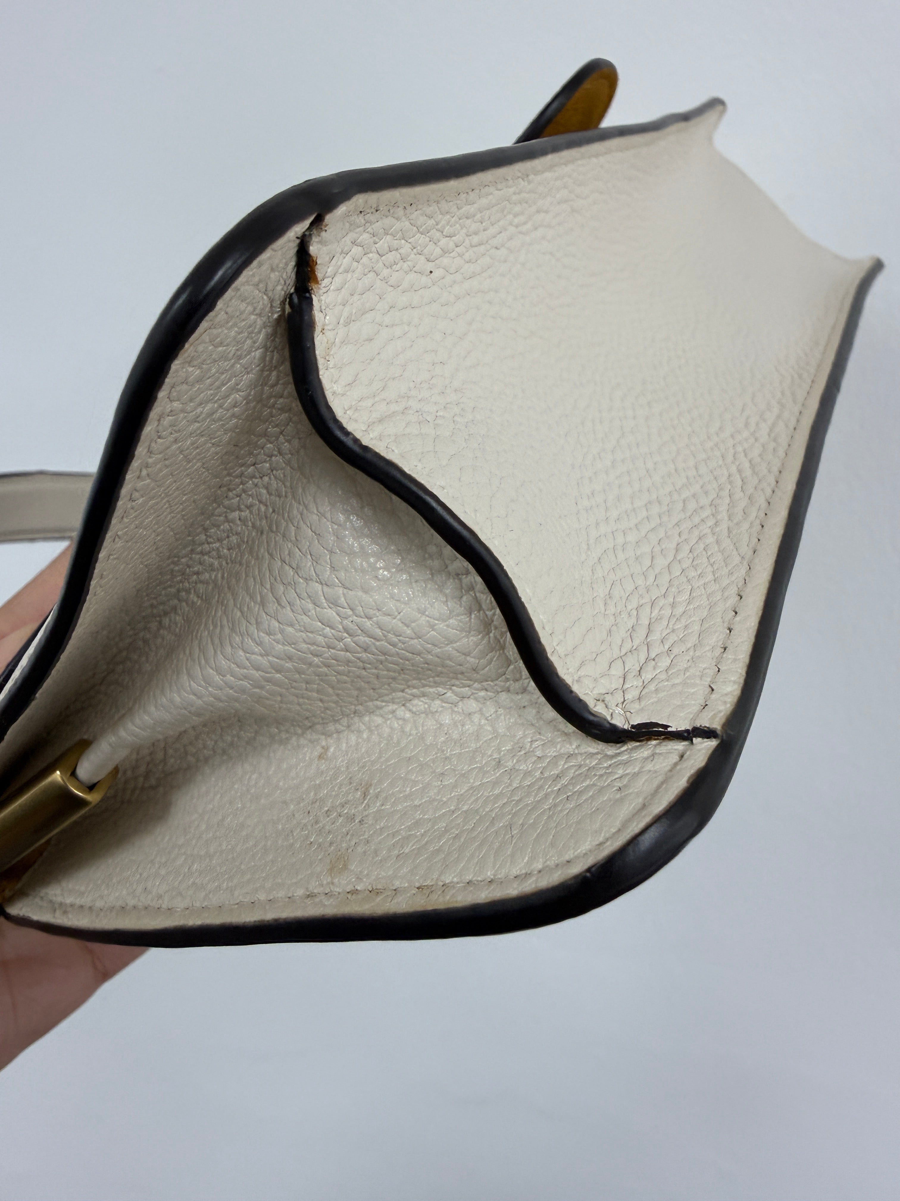 Coach Tabby Shoulder Bag 26 in Chalk Polished Pebble Leather