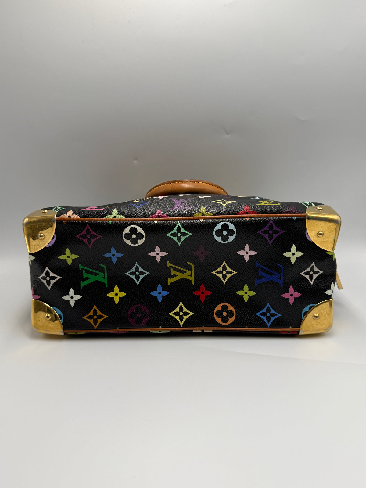 Louis Vuitton x Takashi Murakami Monogram Multicolore Trouville in Noir