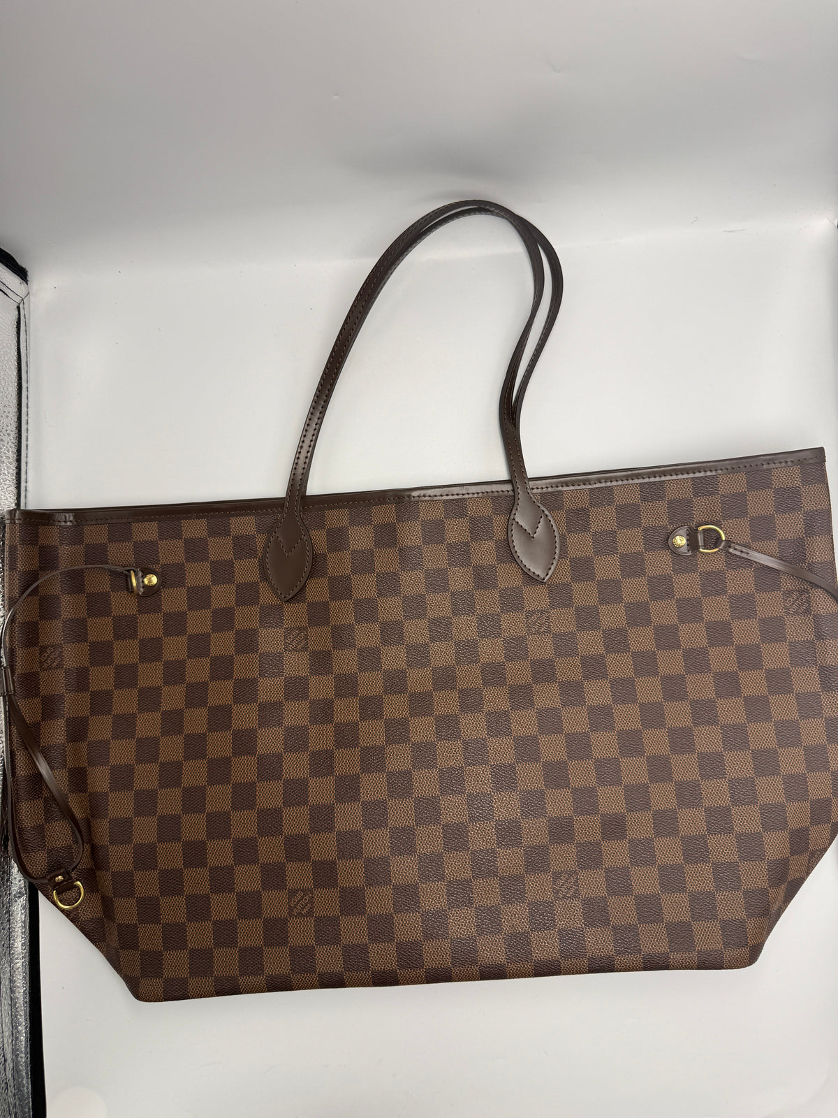 Louis Vuitton Neverfull GM – Damier Ebene Canvas – Pre-owned Authentic Tote Bag
