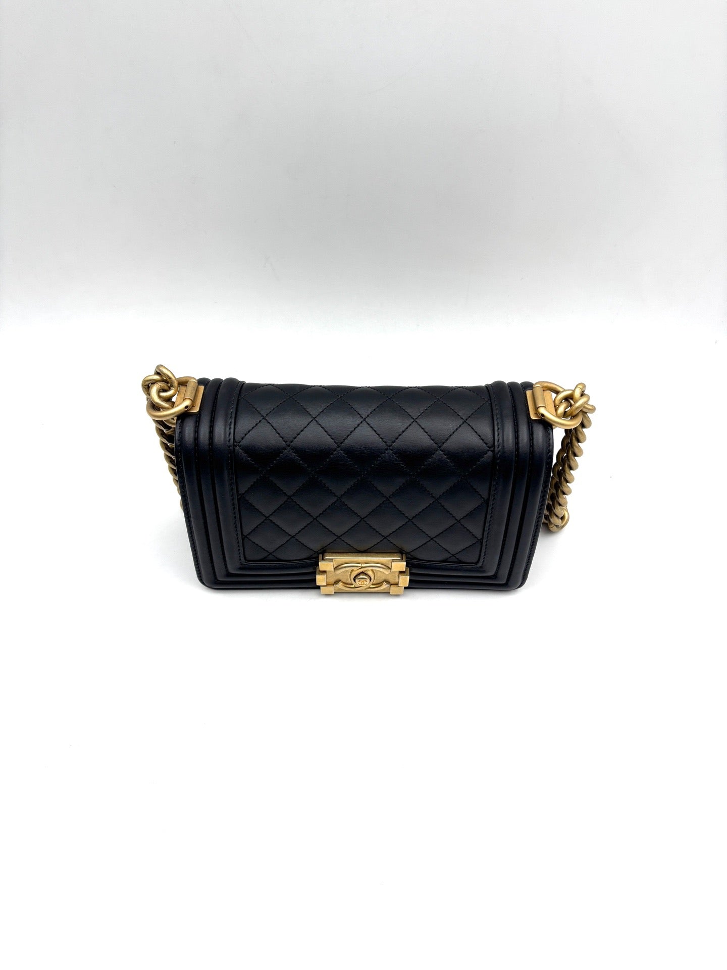 Chanel Black Small Leboy