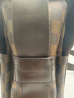 Louis Vuitton Naviglio Messenger Bag in Damier Ébène Canvas