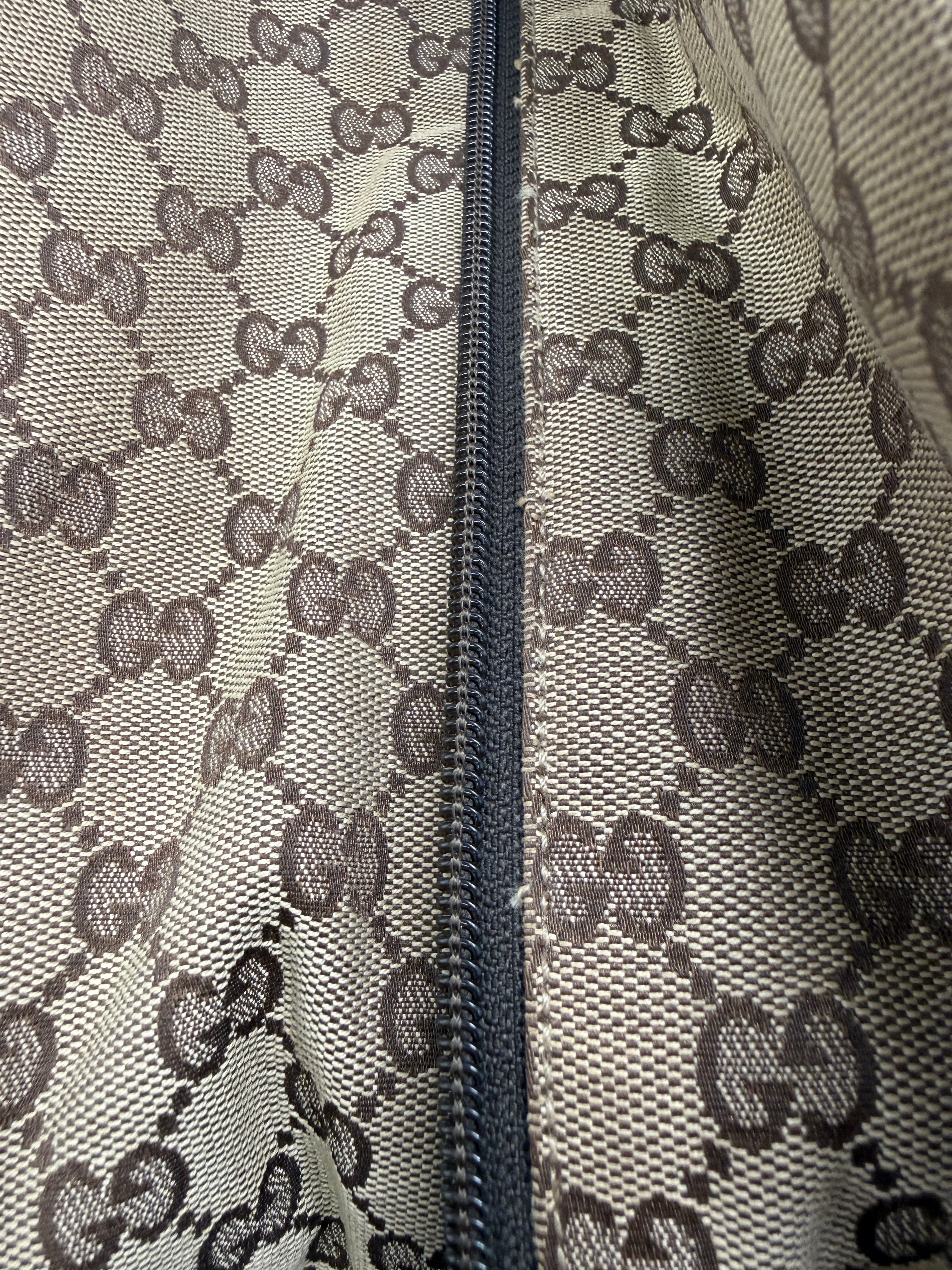 Gucci Vintage Princy Web Shoulder Bag in GG Canvas