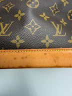 Louis Vuitton Alma MM Monogram Canvas Satchel Bag