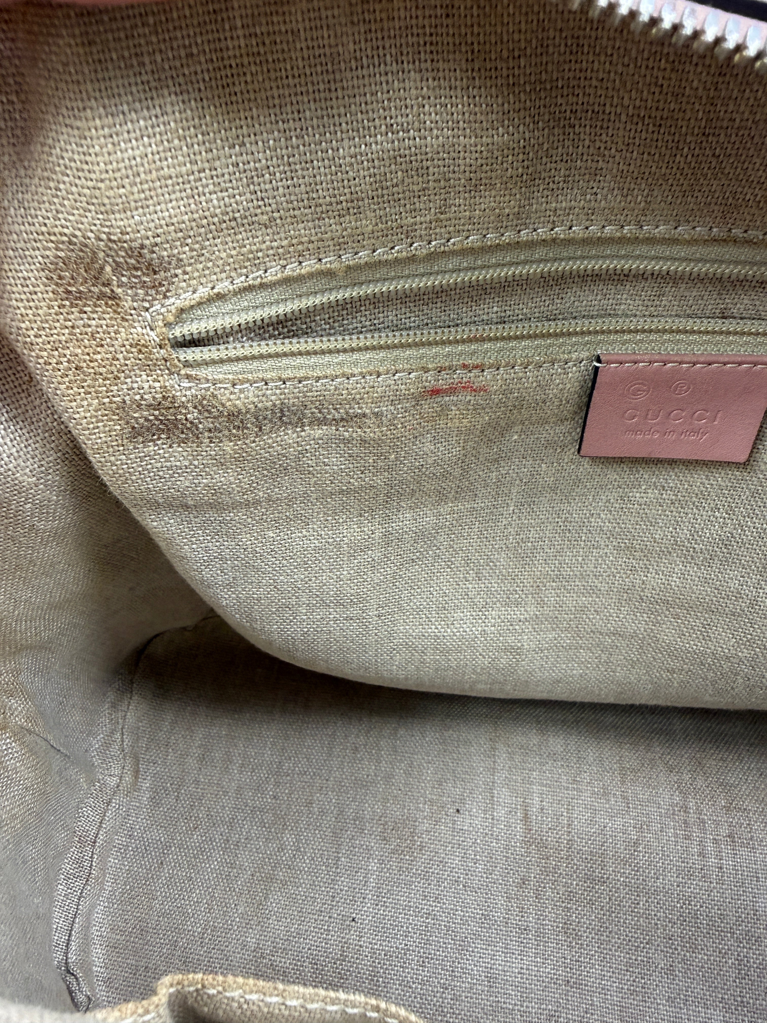Gucci Medium Microguccissima Dome Top Handle Bag in Dusty Pink
