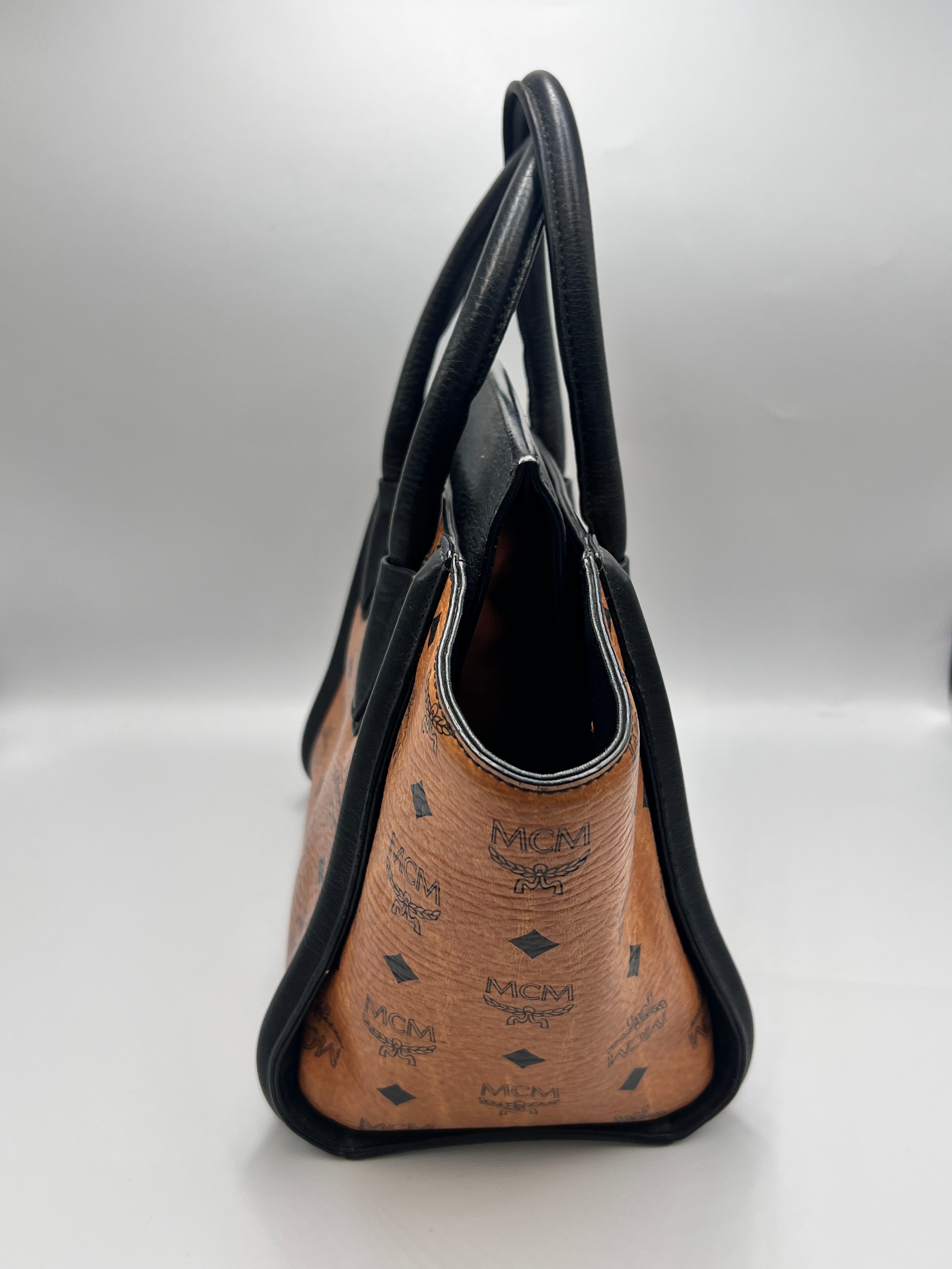 MCM Visetos Mini Tote Bag