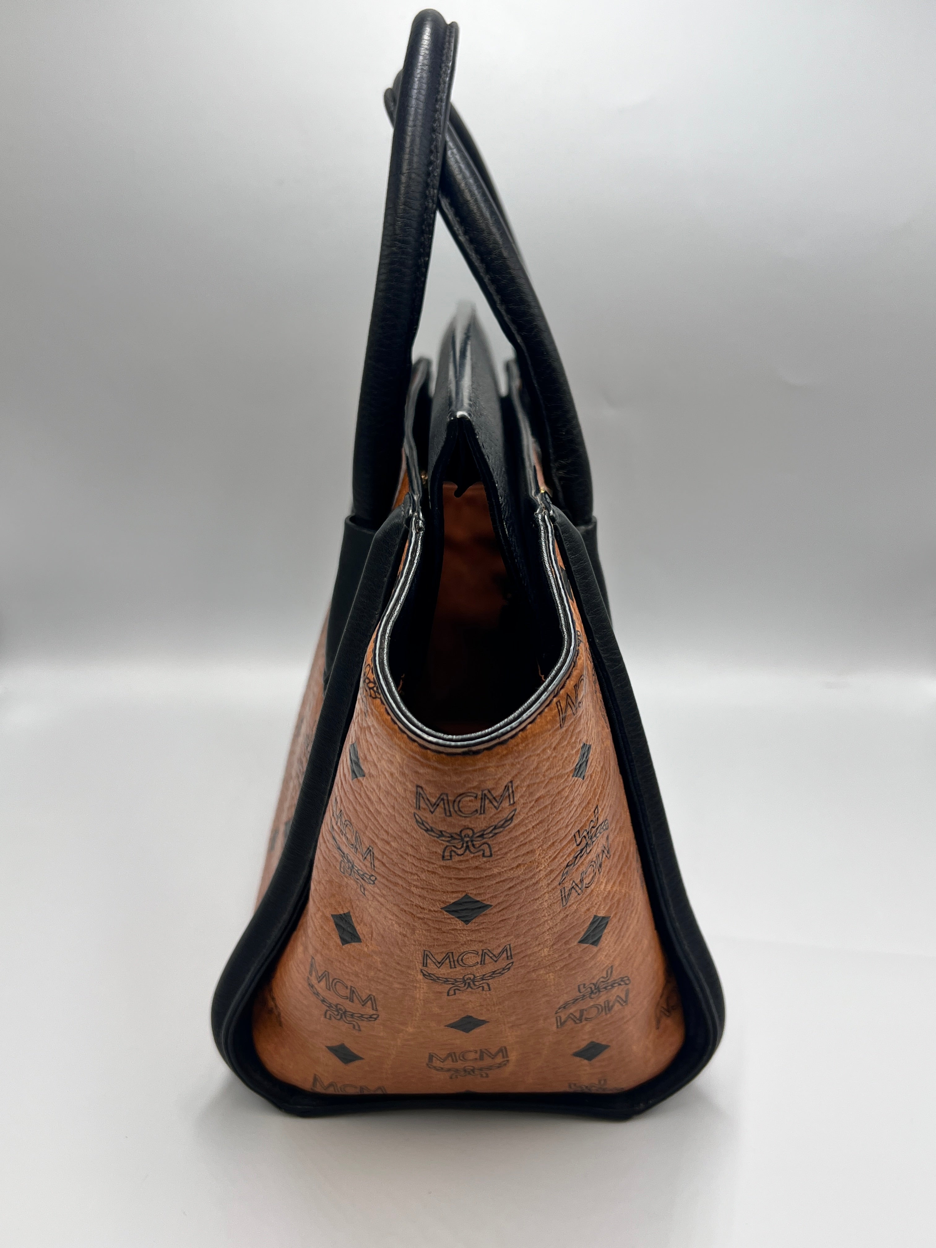 MCM Visetos Mini Tote Bag