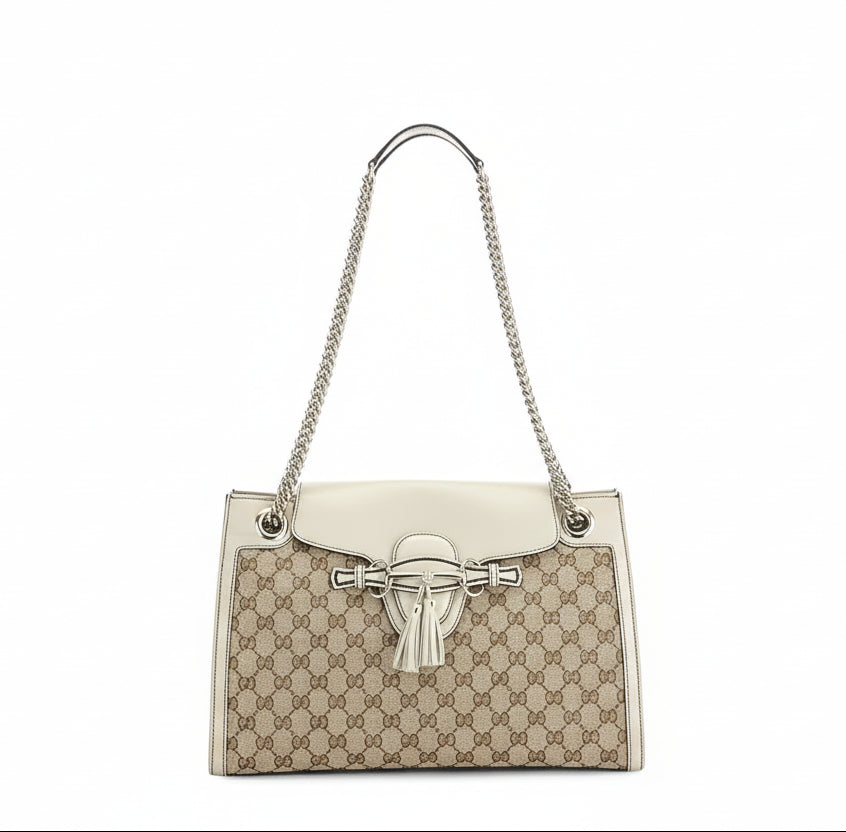 second hand gucci gg canvas bag tote bag 