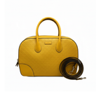 Preloved Gucci Yellow handbag with a detachable strap authentic designer bag for sale luxury travel bag at discount price