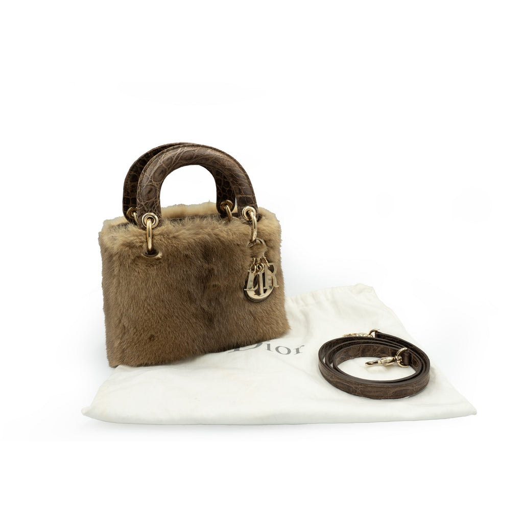 Mini Lady Dior Exotic Leather