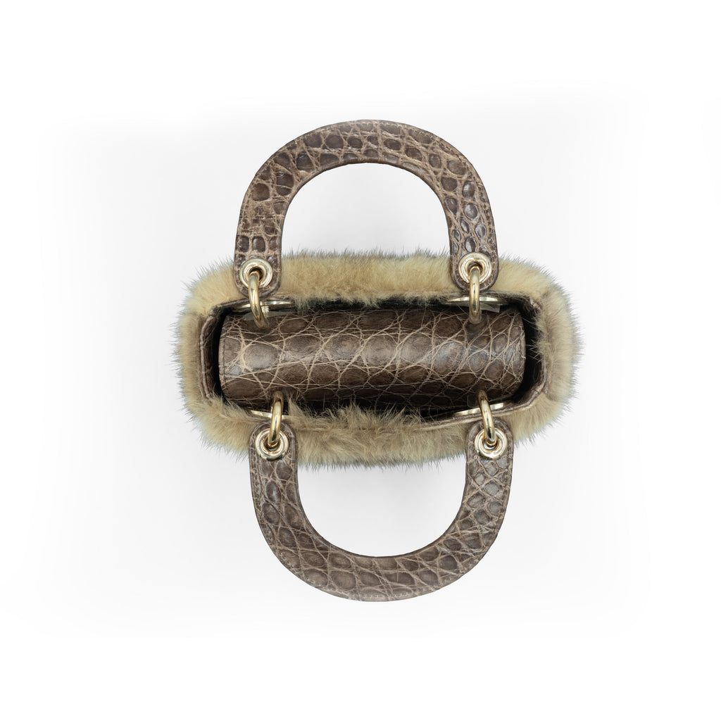 Mini Lady Dior Exotic Leather