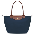 Longchamp  Le Pliage Original Medium Shoulder Bag - Navy Blue