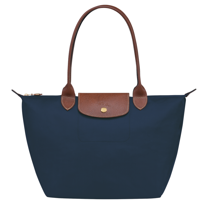 Longchamp  Le Pliage Original Medium Shoulder Bag - Navy Blue
