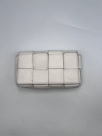 Bottega Veneta Cassette Intrecciato Leather Bag Chalk
