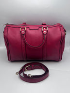 Gucci  Leather Medium Boston Bag