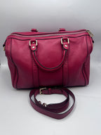 Gucci  Leather Medium Boston Bag