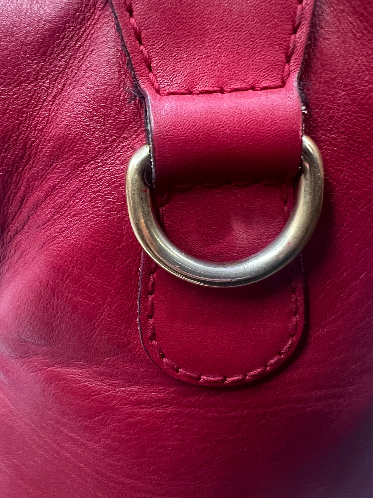 Gucci  Leather Medium Boston Bag