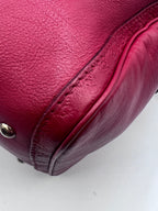 Gucci  Leather Medium Boston Bag