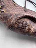 Louis Vuitton Damier Ebene  Neverfull GM Tote Bag