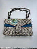 Gucci GG Supreme Blooms Dionysus Medium Shoulder Bag