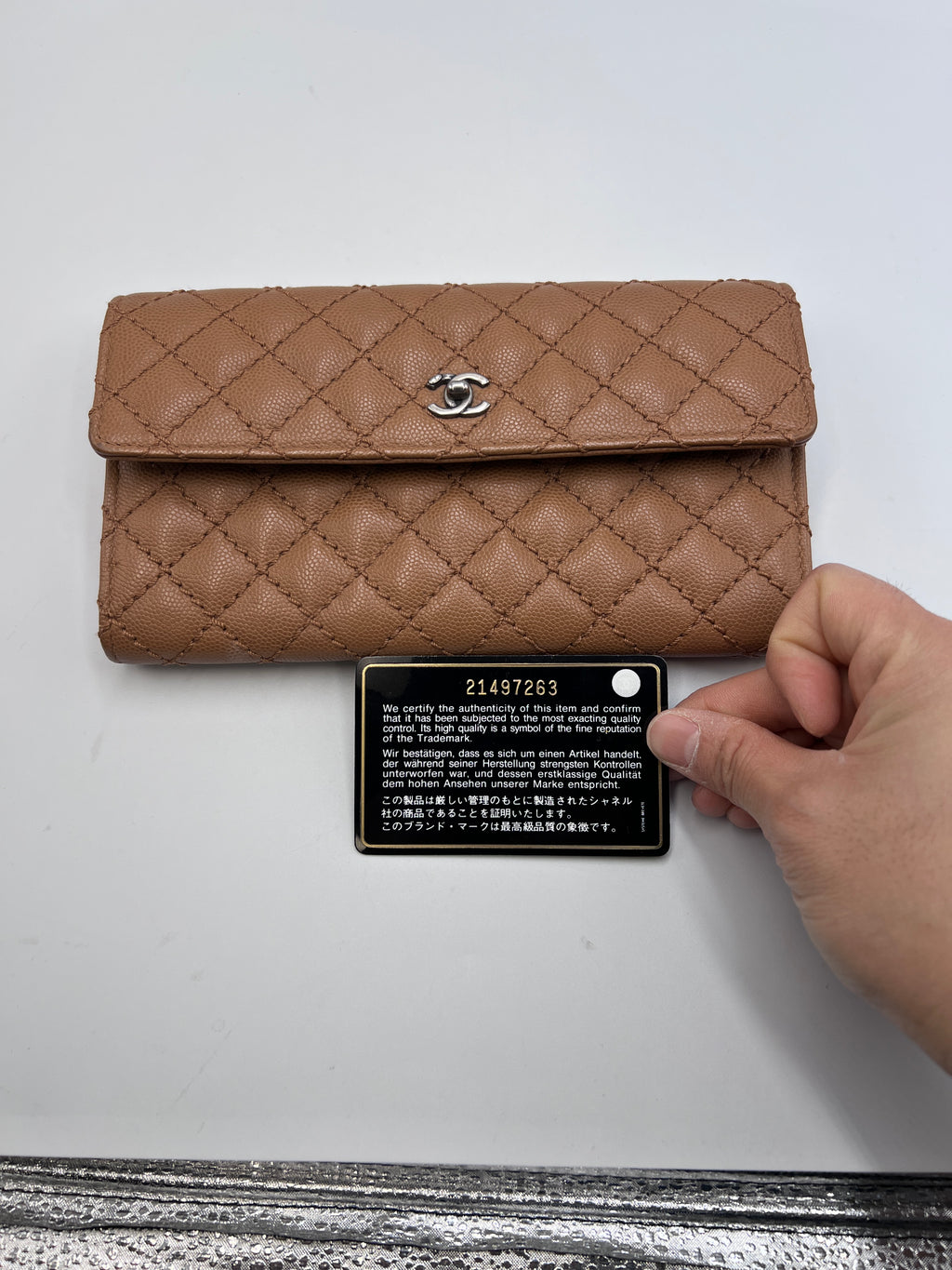 Chanel Classic Quilted Continental Flap Wallet