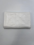 Chanel Icon Embossed White Lambskin Flap Long Wallet