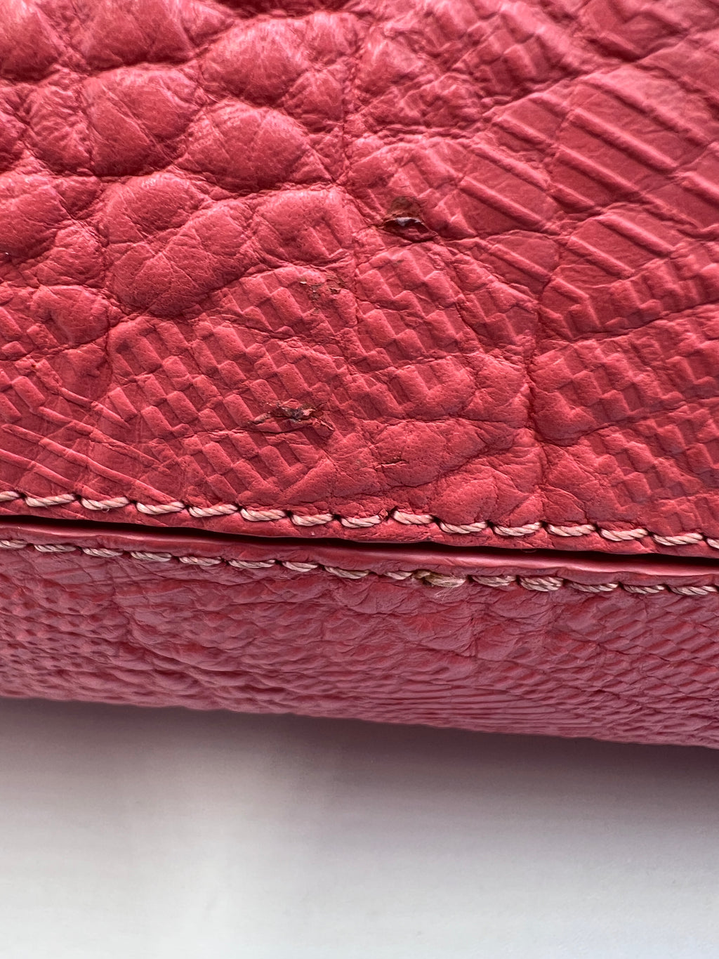 Burberry Grained Leather Logo Plaque Shoulder Bag